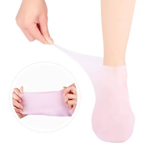 silicone socks for crack foot. 2