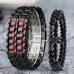 LED Stainless Steel Watch Whit Bracelets