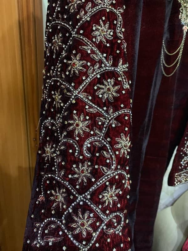 Mahroon Sherwani| Sherwani 2