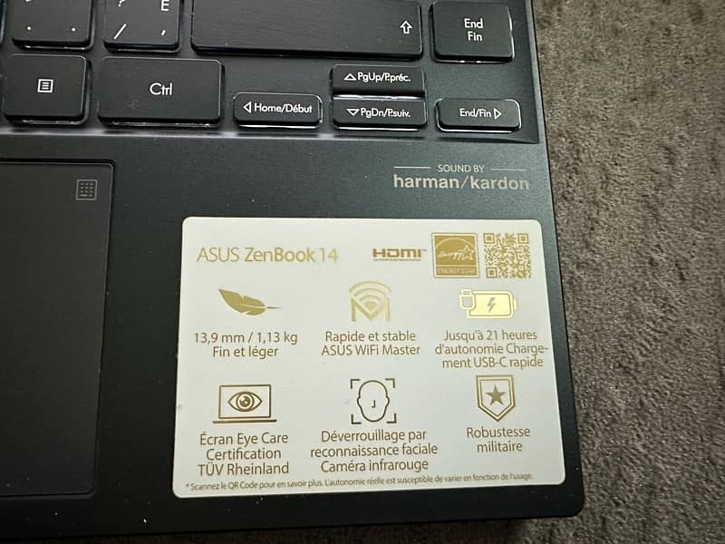 Asus Zenbook 14 laptop core i5 11gen 8gb 512gb mint condition for sale 3