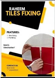 Tile and Marble fixing/Tile Fixer/Tile fixing in Karachi 0