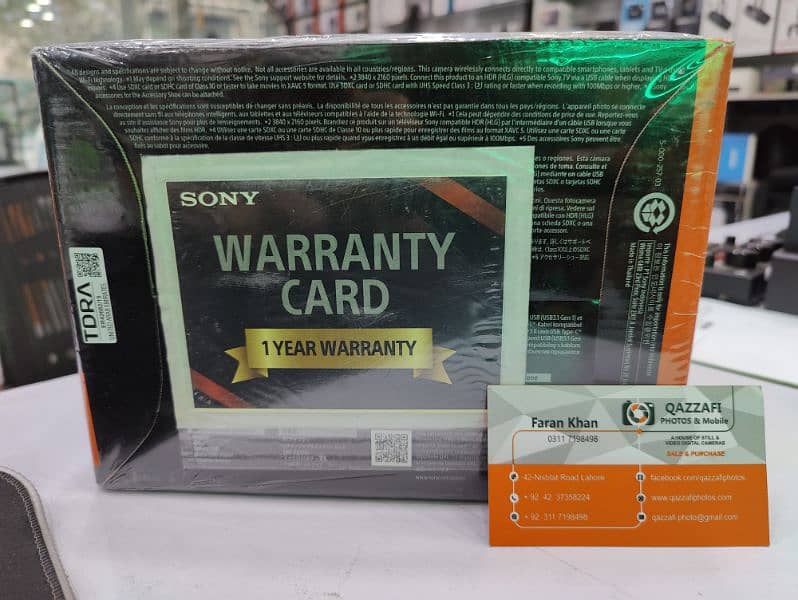 SONY A7 III BODY PINPACK ONE YEAR OFFICIAL WARRANTY 1