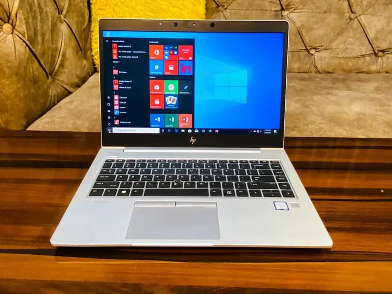 Hp Elitebook C-i5 8TH GEN 256GB SSD 8GB DDR4 With Face ID Look,, 5