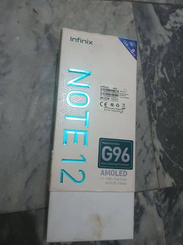 Infinix note 12    ( 8+8/128) 2