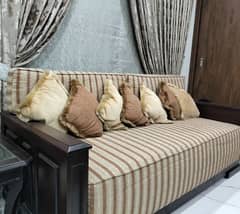 7 seater sheesham wood sofa set