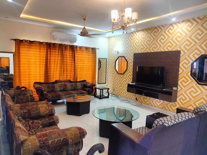 Fully Furnished Artistic House In DHA Phase-7!! Short-Long Term. 0