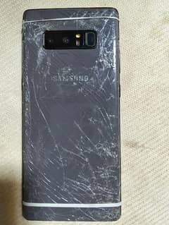 Samsung Galaxy Note 8 back and panel damage. single SIM PTA approve