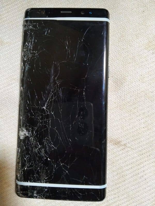 Samsung Galaxy Note 8 back and panel damage. single SIM PTA approve 1