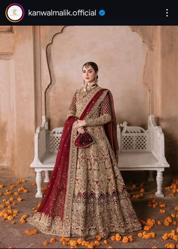 Designer Kanwal Malik Bridal Dress Lehnga (One Time Worn) 7