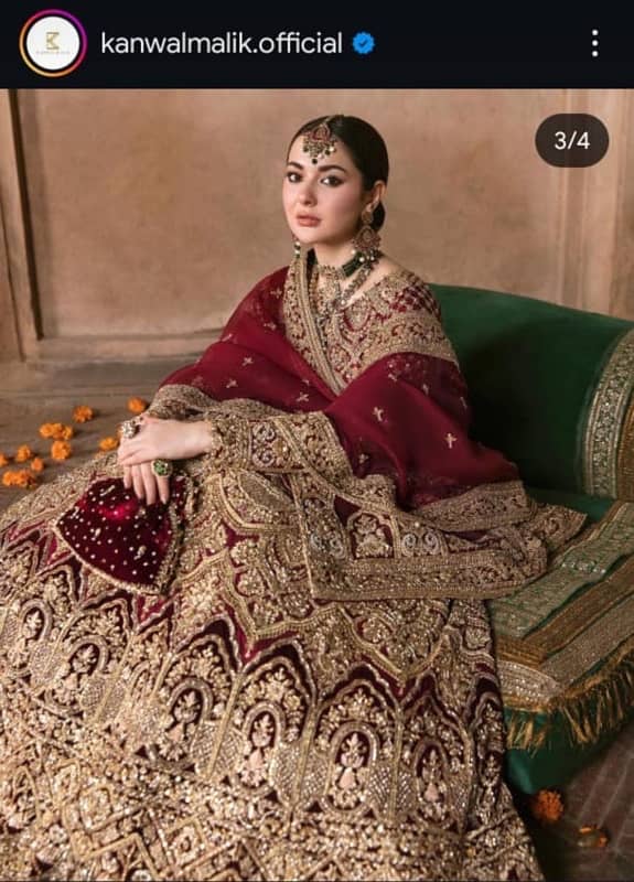 Designer Kanwal Malik Bridal Dress Lehnga (One Time Worn) 9