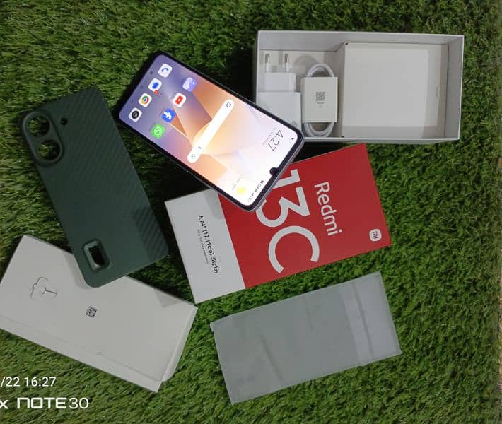 Redmi 13 c  Glacier White Colour 9