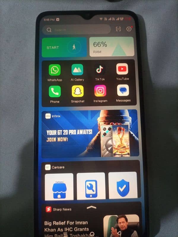 Infinix Smart 7 for sale 4/64gb with Box 10/9 Condition Smart 7 1