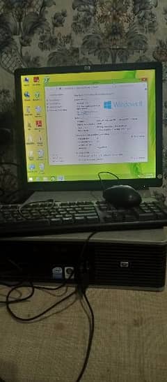 Dual core HP 2GB Ram . 160 GB HDD 19 INCH LED FULLY WORKING PC