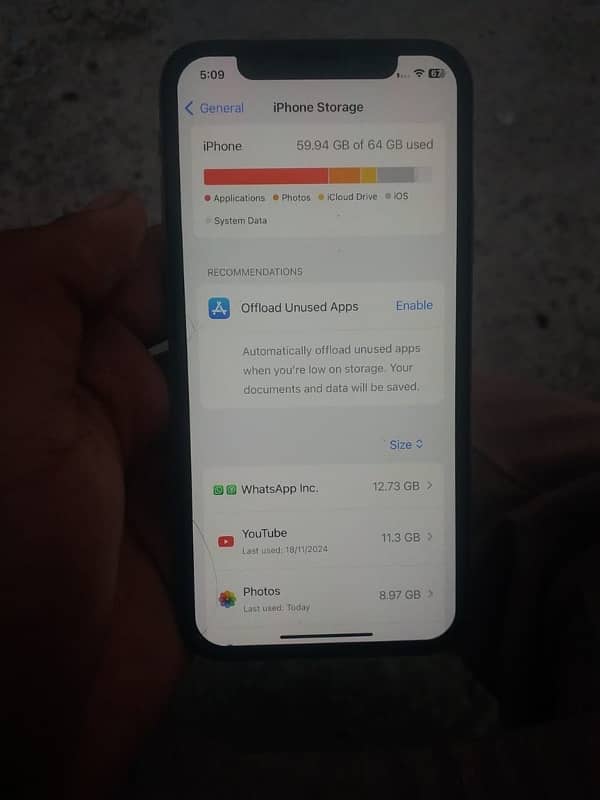 iPhone XS jv urgent sale 7