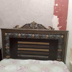 Double wooden bed set/bedroom furniture//dressing/showcase/cupboard