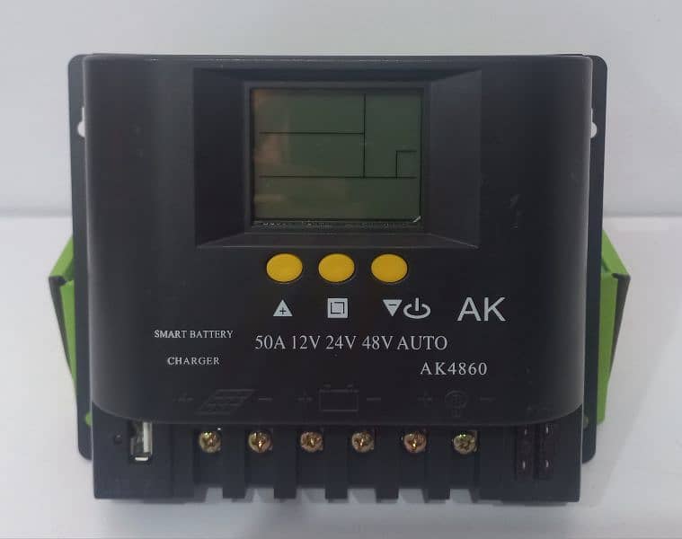 PWM 50A Solar Charge Controller 12V 24V 48V Auto with LCD Display 0