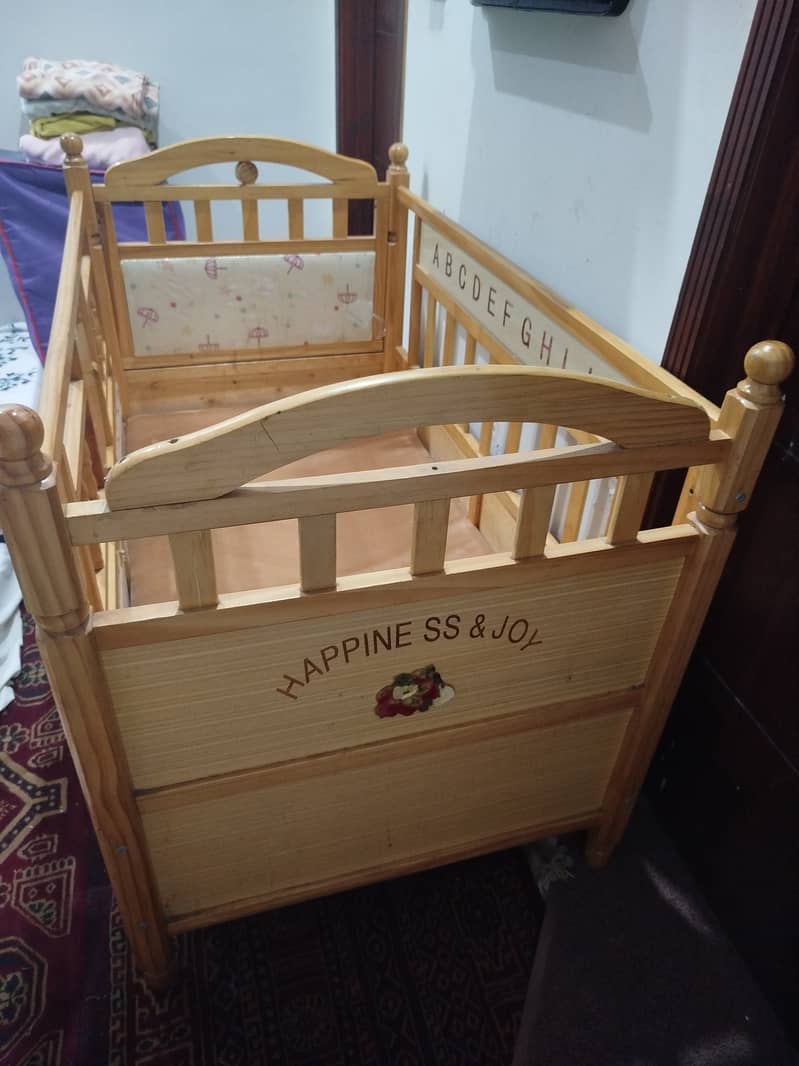 Baby Cot with mattress and Baby Carrier 1