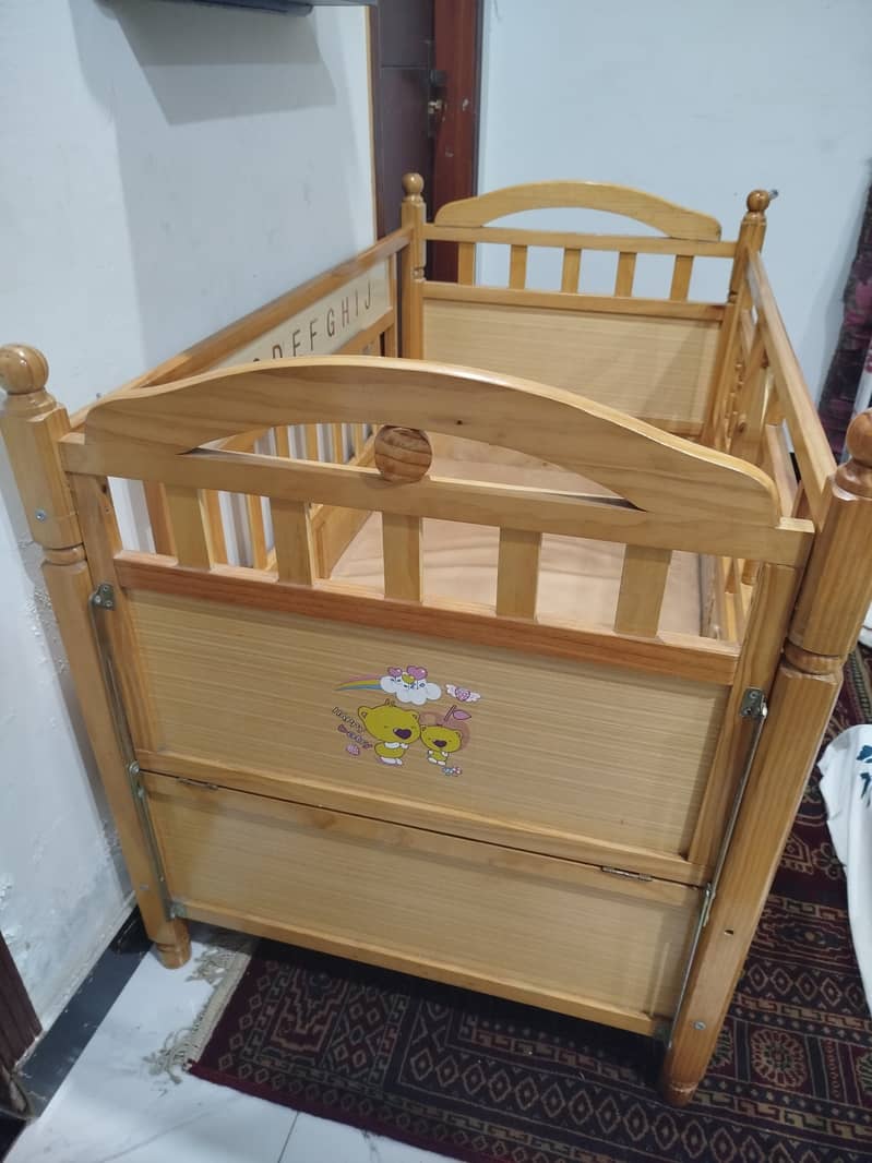 Baby Cot with mattress and Baby Carrier 2