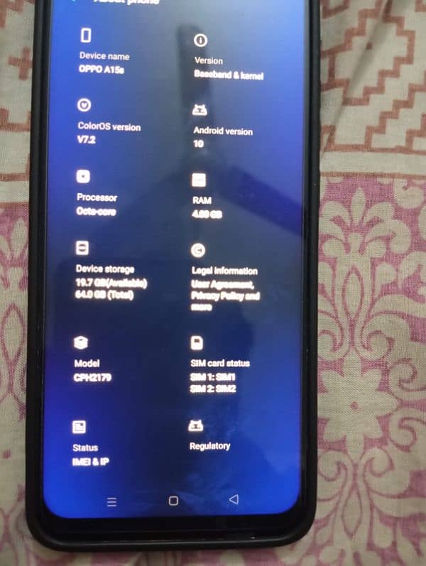 Oppo A15S 4GB 64GB exchange possible 6