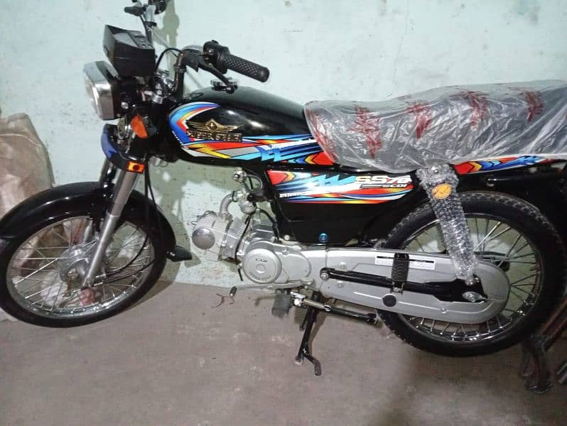 super star CD 70 new bike 9