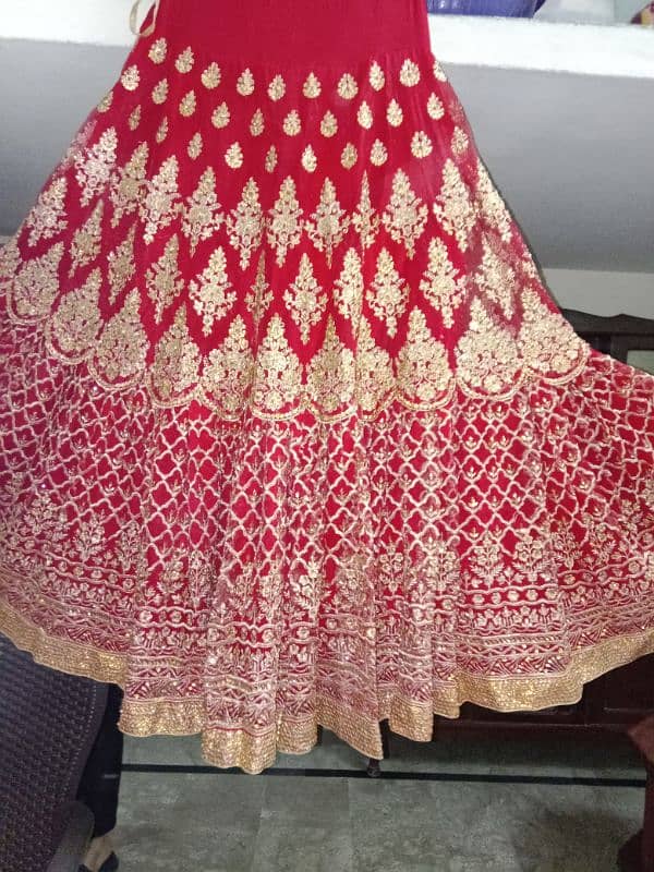 simple bridal lehenga with heavy TILA work . . . 1