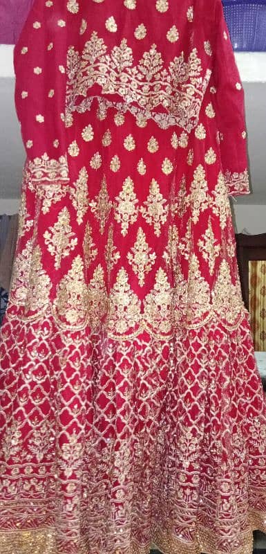 simple bridal lehenga with heavy TILA work . . . 2