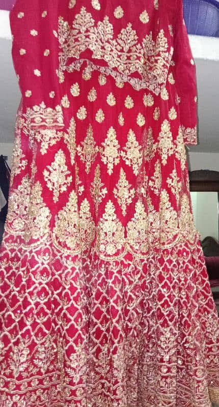 simple bridal lehenga with heavy TILA work . . . 3