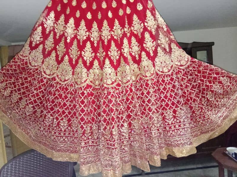 simple bridal lehenga with heavy TILA work . . . 6