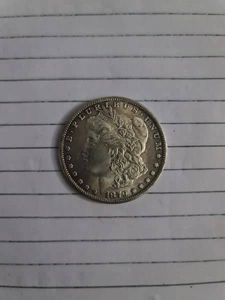 1879 Silver Morgan US Dollar 3