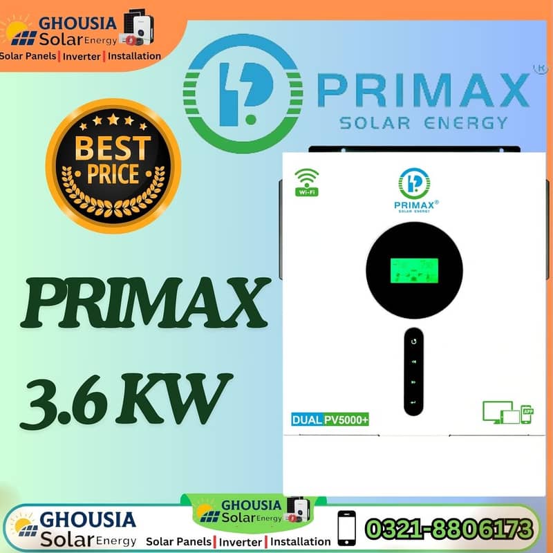 Primax Venus 4200 4.2kW Hybrid Solar Inverter 4