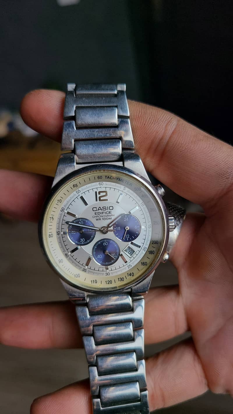 Casio edifice panda dial 3