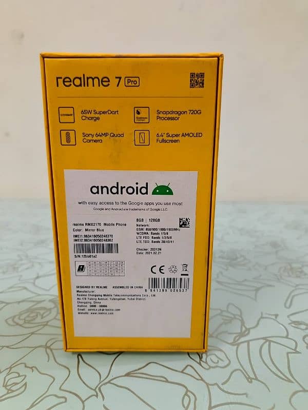 REALME 7 PRO 8+5/128 9