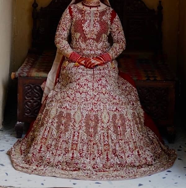 Bridal Barat Lehnga For Sale - Used Just Once - In Perfect Condition 1