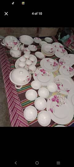 China Bon ka 59 Pieces Dinner set Original