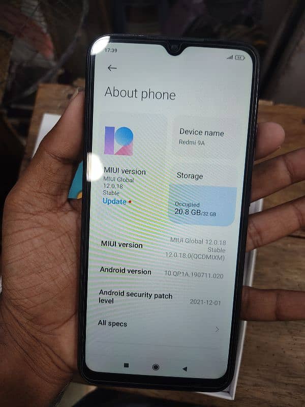 Redmi 9A 2/32 with box 4