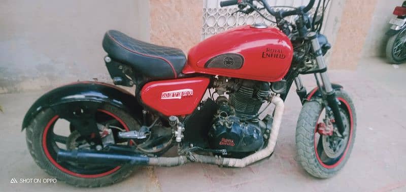 Suzuki 150 cc converted 350cc cafe racer 1