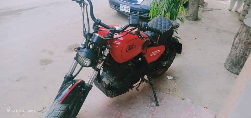 Suzuki 150 cc converted 350cc cafe racer 7