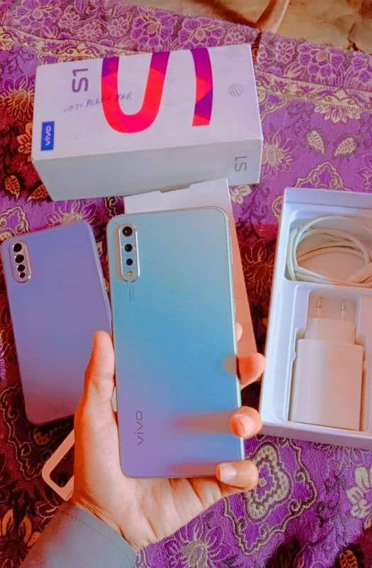 vivo s1 Stroge 4/128 GB PTA approved for sale 0325=2452=771 my Whats 1