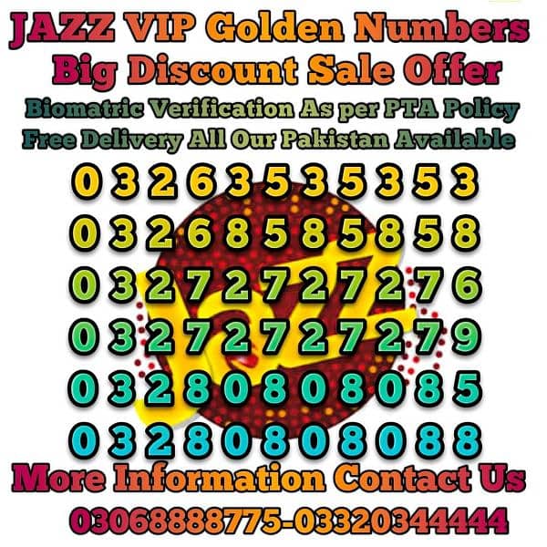 Jazz VIP Golden Numbers offer 6