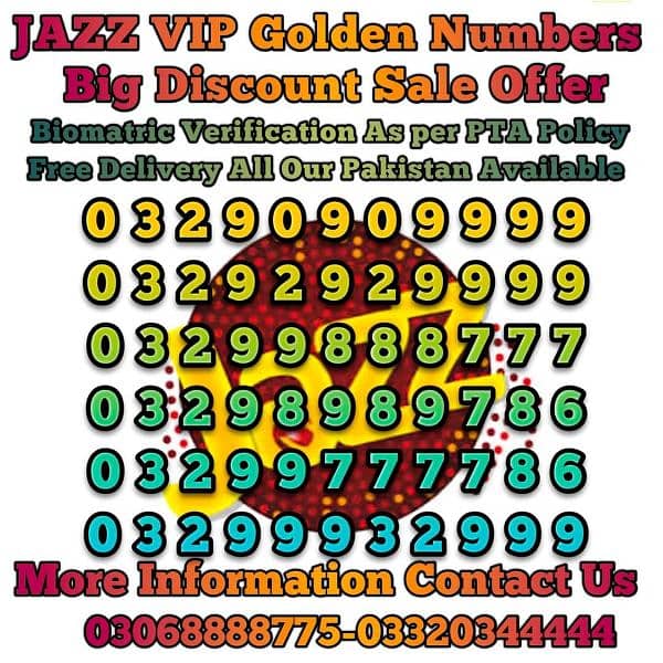 Jazz VIP Golden Numbers offer 9