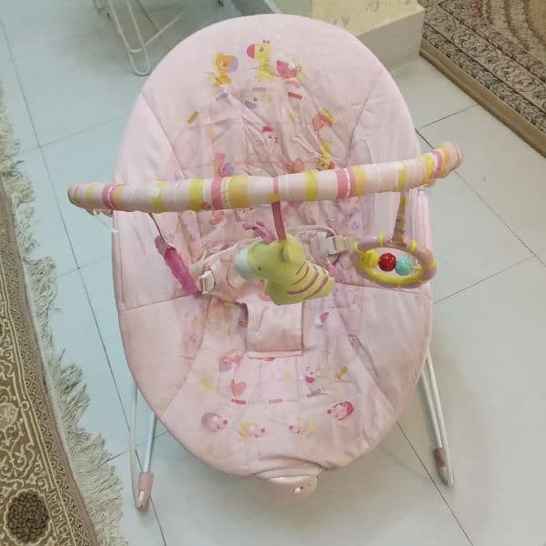 Kids soothing vibration bouncer 0