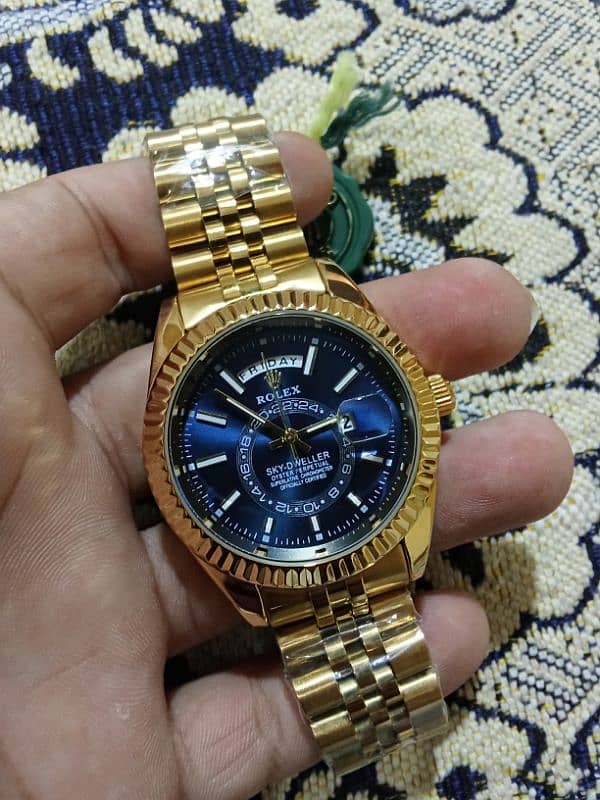 Rolex blue dile 1