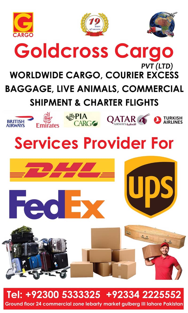 Worldwide Cargo & Courier Services |Trusted DHL, FedEx, UPS Partnar" 1