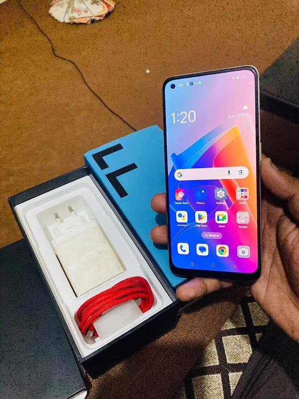 oppo F21 Pro with complete Saman 03359973128 3