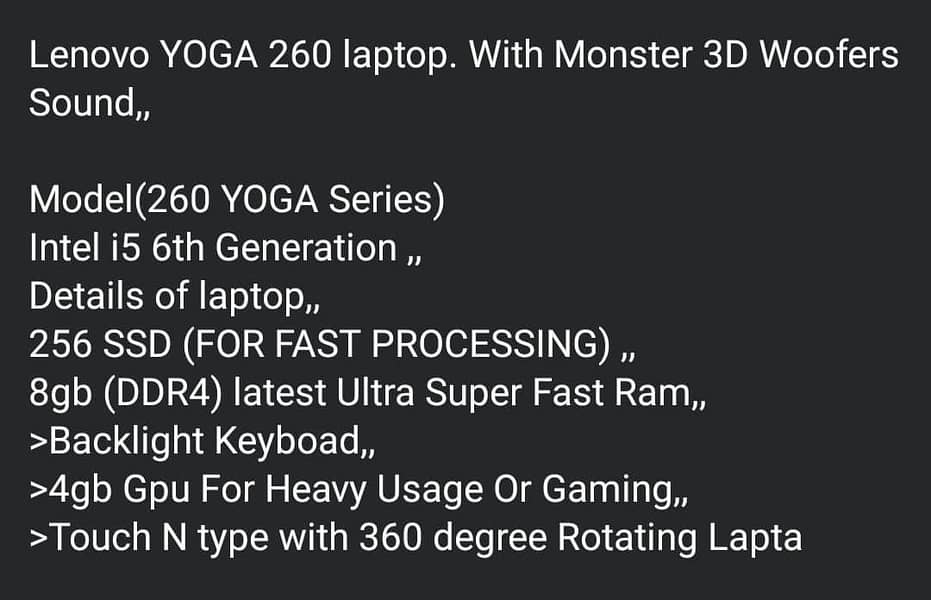 Lenovo YOGA 260 laptop 5