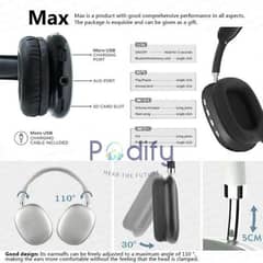 p9 pro max wireless headphones with box