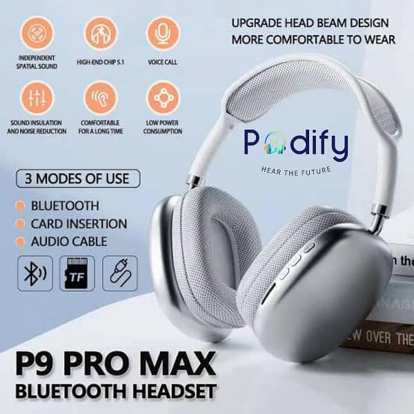 p9 pro max wireless headphones with box 2