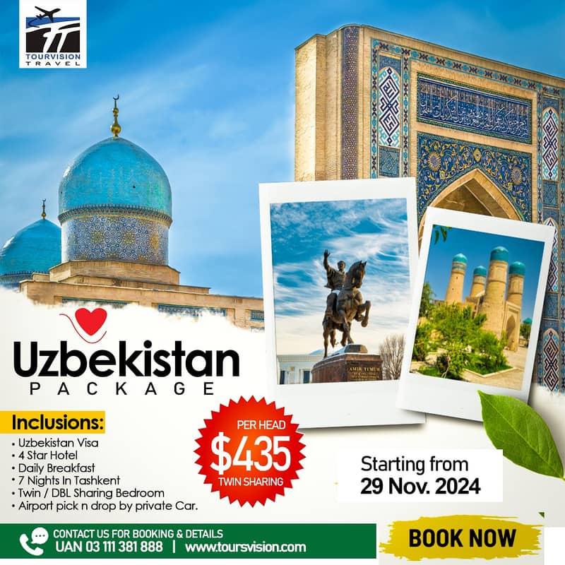 Tour Package , Visit Visa , Travel & Visa Service , Uzbekistan Tour 1