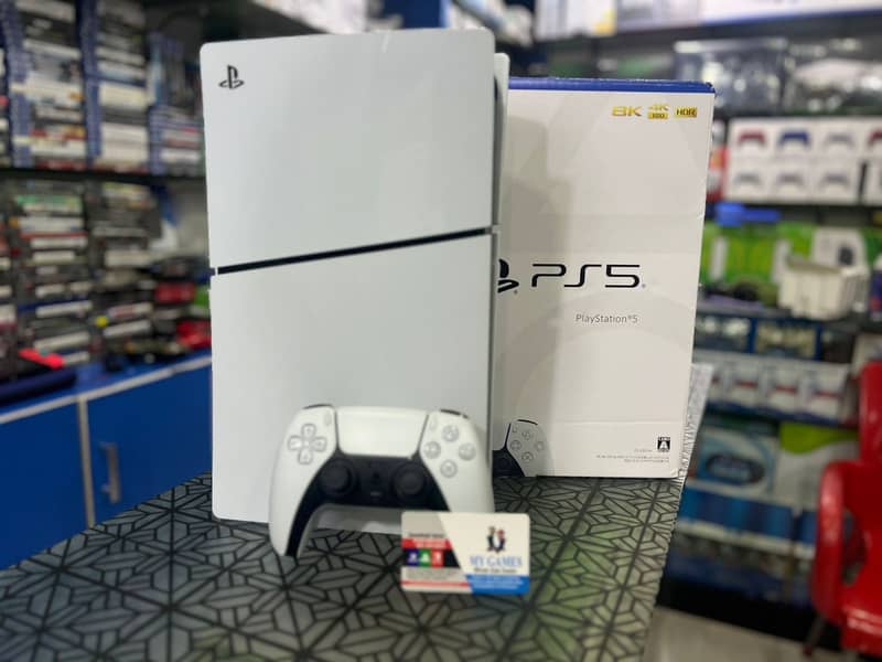 PS5 SLIM 1TB DISK ALMOST NEW AT MY GAMES 3