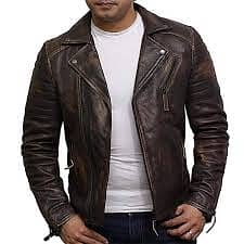 Genuine Leather cow|Sheep leather Jacket For men|Buffalo leather Men 3